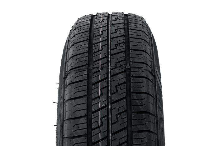 Rueda reforzada para remolque NEUMÁTICO KENDA 165/80 R13C 96/94N ALU RIM STARCO pulido 5Jx13"H2 4X100 ET:30