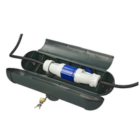 Carcasa para cable de extensión con candado ProPlus 420356, compartimento de seguridad para enchufe CEE.