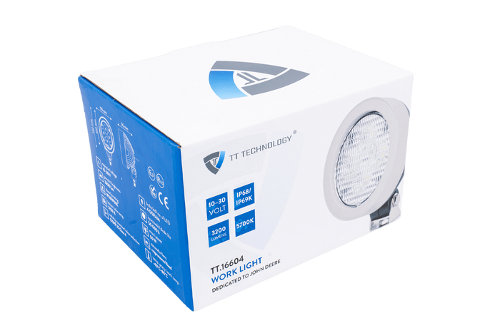 Reflector de luz de trabajo LED TT Technology TT.16604 4xLED 3200lm gris para John Deere