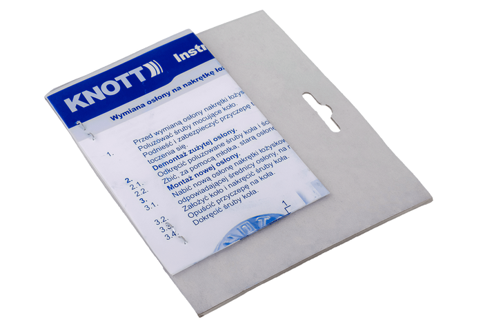 Tapa de cubierta de cojinete de cubo KNOTT de 52,2 mm para remolque