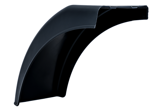Medio guardabarros para remolque DOMAR DR1012201 paso de rueda 384/200mm derecho
