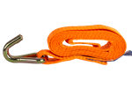 Cinta transportadora UNITRAILER de 2 m/25 mm/1 t de color naranja con tensor