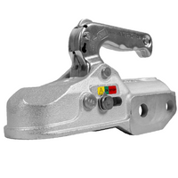Enganche de bola WINTERHOFF WW 350-RCH-1616 para remolque de 3500 kg con barra de tiro de tubo de 60 mm, hierro fundido.