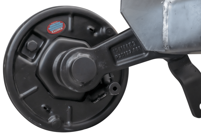 KNOTT VGB13 eje frenado para remolque / grúa 1350kg 1400mm 1800mm 5x112