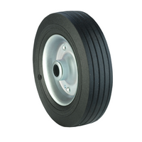 Rueda de repuesto para WINTERHOFF 200VBB, rueda jockey de goma maciza de 200x60 mm.