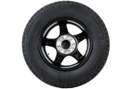 Rueda de remolque reforzada KENDA TIRE 185/80 R14C 104/102N LLANTA DE ALUMINIO STARCO negro 5.5Jx14"H2 5x112 ET:30