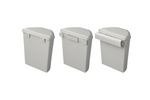Cubo de basura ProPlus 370402 con tapa para remolques y autocaravanas, 6 litros.