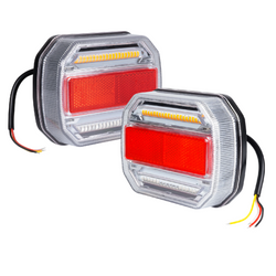 TT TECHNOLOGY TT.12018L+TT.12018P Luces traseras LED 4 funciones izquierda+derecha