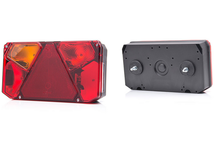 Luz trasera WAŚ W125L 6 funciones izquierda