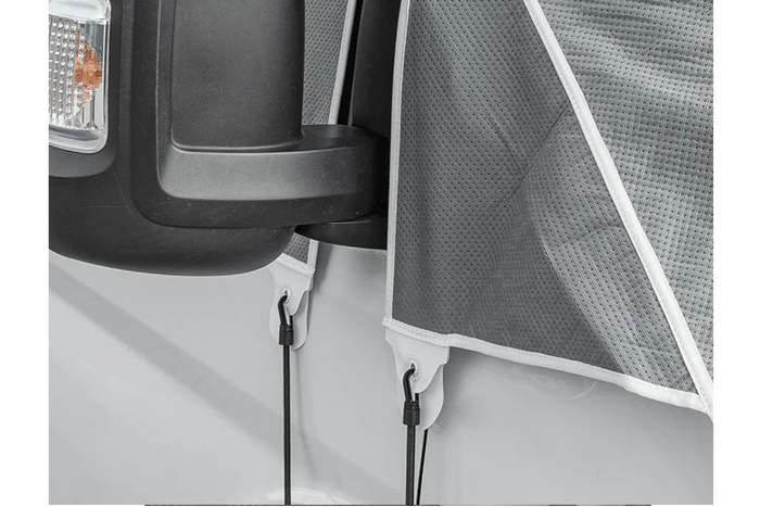 Alfombrilla térmica ProPlus 610682 para ventanas, escudo térmico para Fiat Ducato