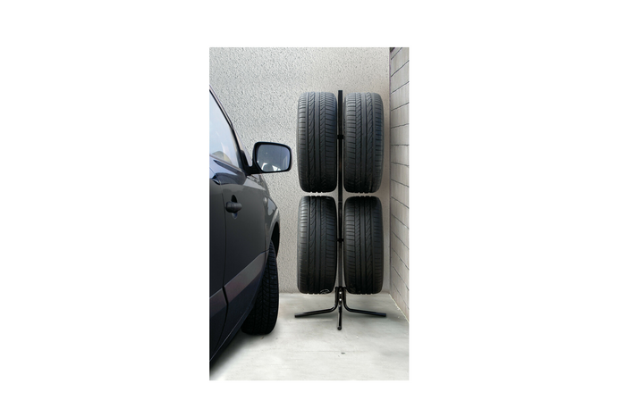 Soporte para llantas y neumáticos LAMP Percha para 4 ruedas
