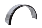 Guardabarros para remolque de 13-15" DOMAR DK7110, paso de rueda de 820/240 mm, metálico con borde de goma.