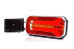 Luz trasera LED WAŚ W150DD universal con 6 funciones