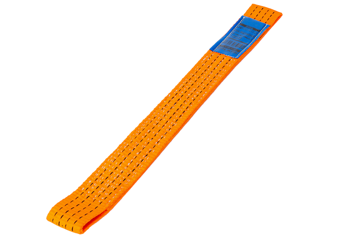 Juego de cuatro arneses de transporte para remolque UNITRAILER de 0,5 m/50 mm/4 t, color naranja.