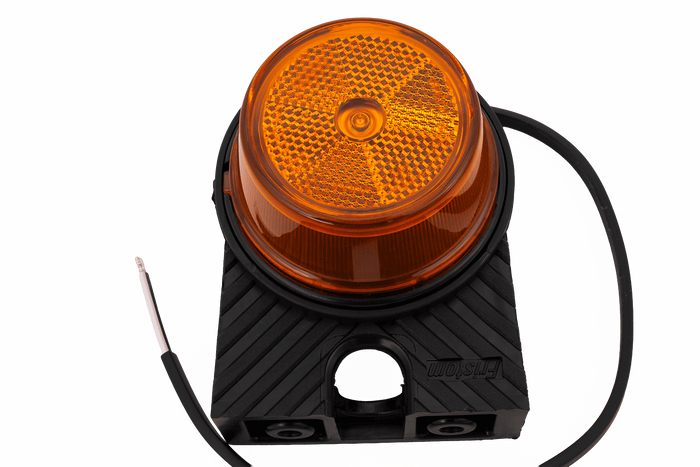 Lámpara de señalización LED FRISTOM FT-059, naranja, universal, con soporte angular