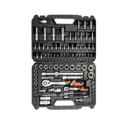 Juego de herramientas YATO YT-12681 1/2'' 1/4" 94 piezas.