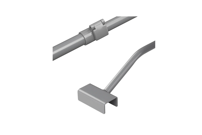 Soporte plano para lona para remolque ProPlus 340914V01 ajustable de 100 a 155 cm.