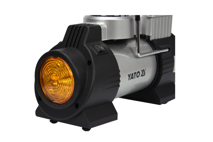Compresor de coche YATO YT-73460 con lámpara LED 12V 180W