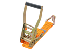 Cinta transportadora UNITRAILER de 8 m/50 mm/5 t de color naranja con tensor