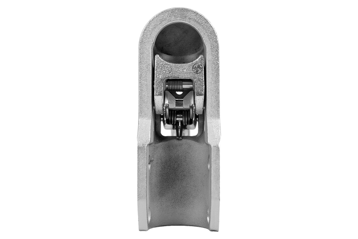 Enganche de bola WINTERHOFF WW 350-RCH-1616 para remolque de 3500 kg con barra de tiro de tubo de 60 mm, hierro fundido.