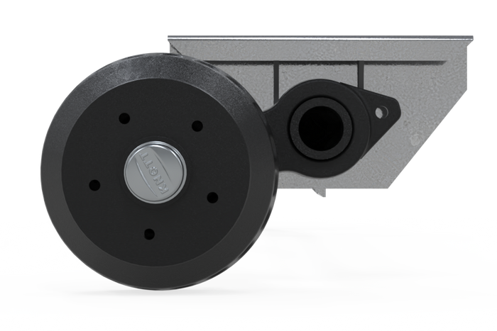 KNOTT VGB15 eje frenado para remolque / grúa 1500kg 1850mm 2300mm 5x112