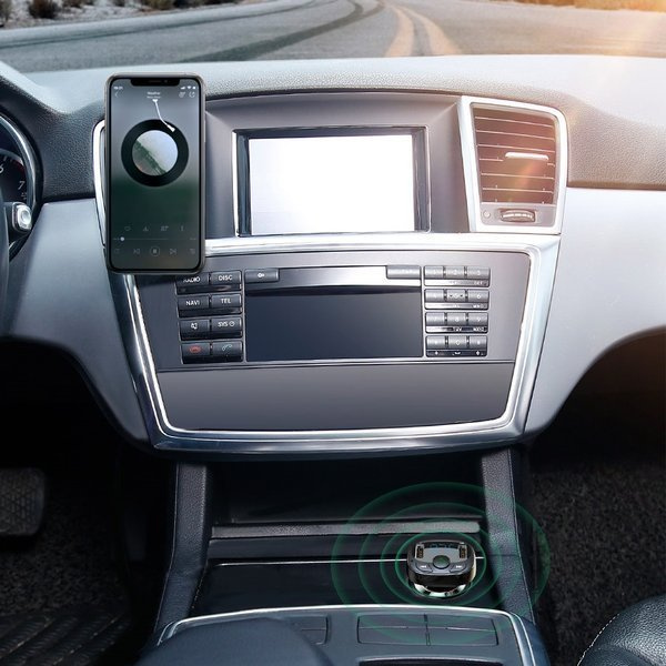 Transmisor MP3 FM Bluetooth 4.2 tipo T BASEUS + cargador de coche 2x USB 3.4A