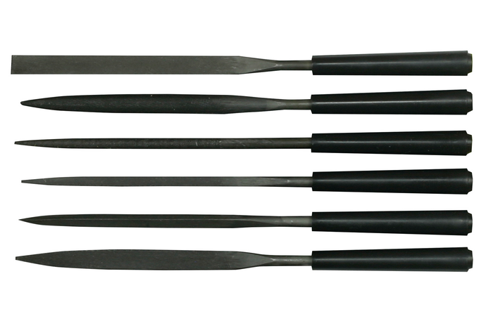Juego de seis limas de aguja STANLEY 0-22-500, longitud 160 mm