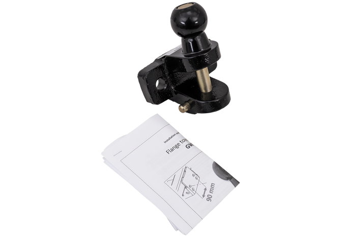 Enganche de remolque, bola de remolque y enganche de transporte AHAKA 50 mm 3000 kg