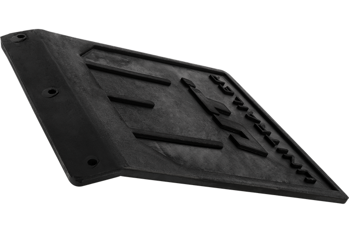 Juego de guardabarros de goma UNITRAILER, cubreguardabarros curvados 185/233 mm