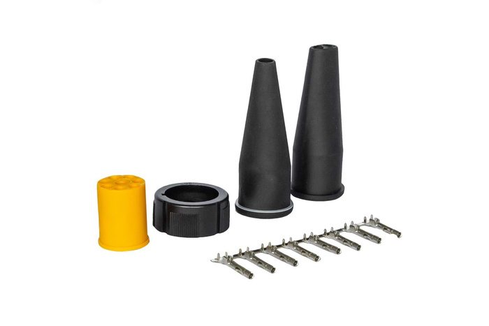 Juego: 2 conectores ASPÖCK de bayoneta de 8 pines para luces traseras 12V