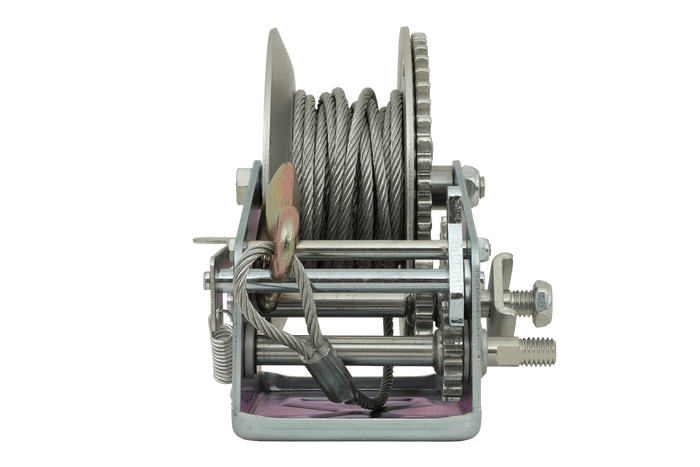 Cabrestante manual KNOTT 6X0017.008 para remolque de 900 kg con cable de acero