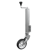 Rueda jockey automática UNITRAILER con manivela 400 kg 60 mm 470-785 mm