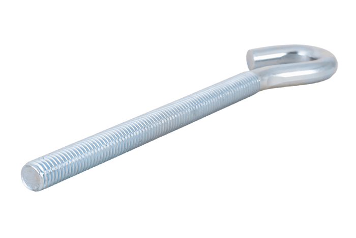 Gancho de construcción DROMET HZ M8x140 con extremo abierto (curvado)