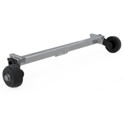 KNOTT VGB13M eje frenado para remolque / grúa 1350kg 900mm 1350mm 5x112