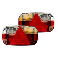 Luces traseras ASPÖCK Multipoint III con base de bayoneta de 5 pines y 7 funciones (izquierda y derecha).