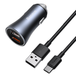 Cargador de coche BASEUS Golden Pro 2xUSB de 40 W + cable USB