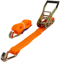 Cinta transportadora UNITRAILER de 3 m/50 mm/5 t de color naranja con tensor