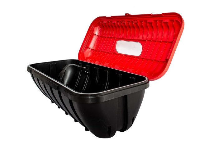 Caja extintor 6kg DAKEN 82500 STRIKE 600x287x220mm rojo