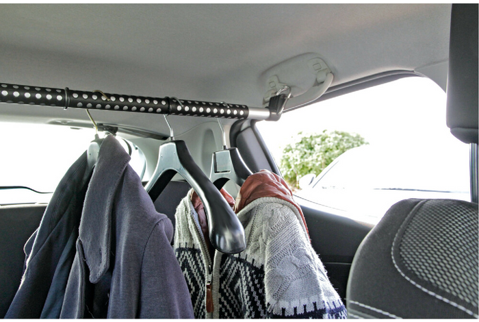 Perchero para coche LAMP percha extensible 90-160cm