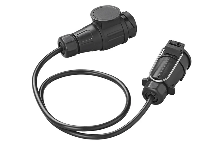 Cable adaptador ProPlus para toma de enganche de remolque de 13/7 pines y 80 cm.