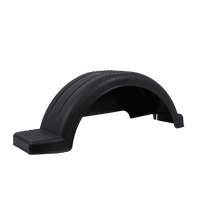 Guardabarros para remolque de barco de 13" DOMAR D20422D, paso de rueda de 830/240 mm