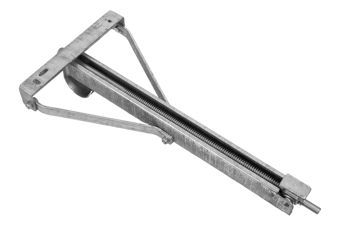 Estabilizador de esquina extensible KNOTT 6X1197.007 para remolque de 1100 kg y 498 mm