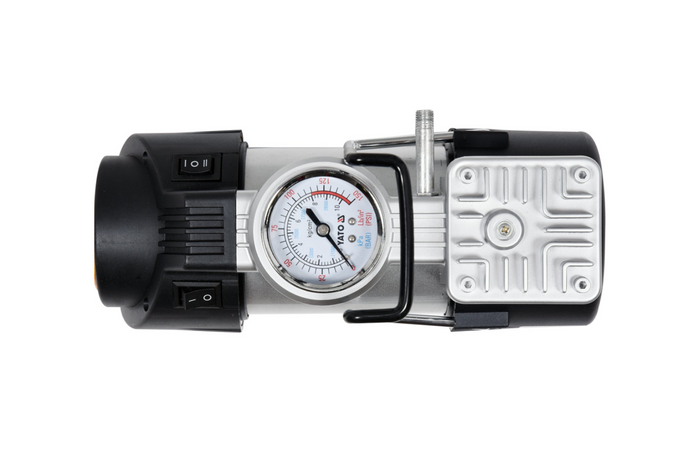 Compresor de coche YATO YT-73460 con lámpara LED 12V 180W