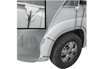 Alfombrilla térmica ProPlus 610682 para ventanas, escudo térmico para Fiat Ducato