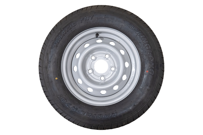 OUTLET Rueda reforzada para remolque LINGLONG NEUMÁTICO 165/80 R13C 96/94N LLANTA UNITRAILER 4.5Jx13"H2 5x112 ET:30