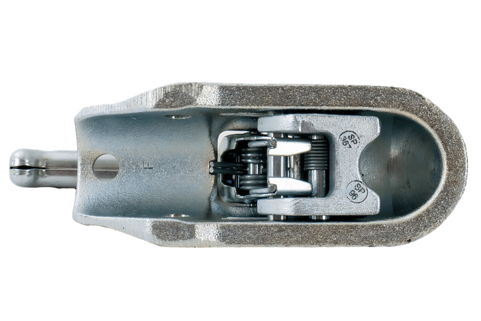 Enganche de bola WINTERHOFF WW30-D3-K1414 para remolque de 3000 kg con barra de tiro tubular de 50 mm, hierro fundido