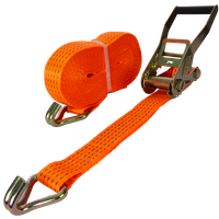 Cinta transportadora UNITRAILER de 12 m/50 mm/5 t de color naranja con tensor