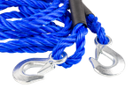 Cuerda de remolque con ganchos Correa de remolque LAMPA 4m/18mm/5t azul