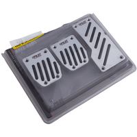 OUTLET Cubre pedales de aluminio con goma antideslizante RACE2 PILOT