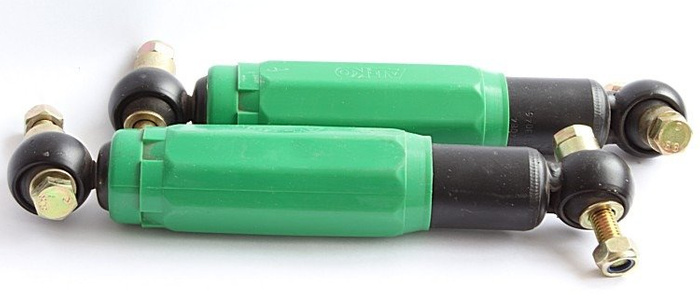 Conjunto: 2 amortiguadores AL-KO Octagon 900 -1600 kg verdes